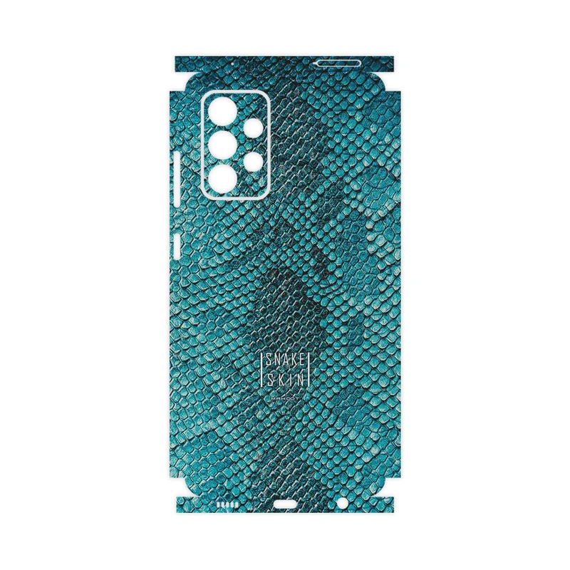 برچسب پوششی ماهوت مدل Blue Snake Skin-FullSkin مناسب برای گوشی موبایل سامسونگ Galaxy A52 4G