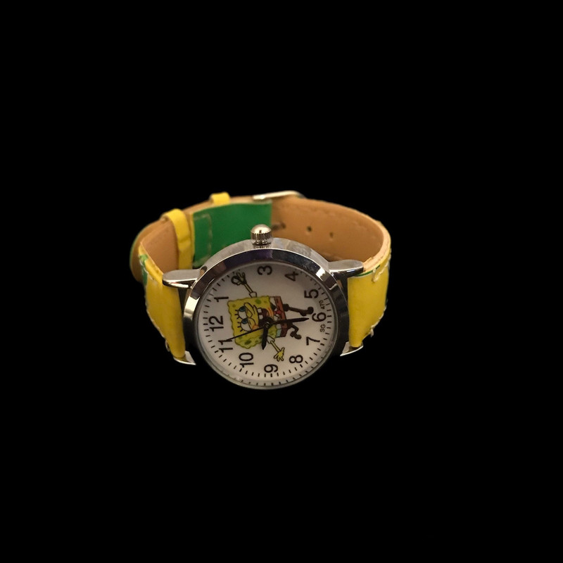 ساعت مچی عقربه ای بچگانه مدل باب اسفنجی کد W-186 ساعت مچی عقربه ای بچگانه مدل باب اسفنجی کد W-186