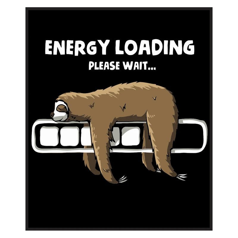 برچسب لپ تاپ پویا مارکت طرح تنبل کد 2968