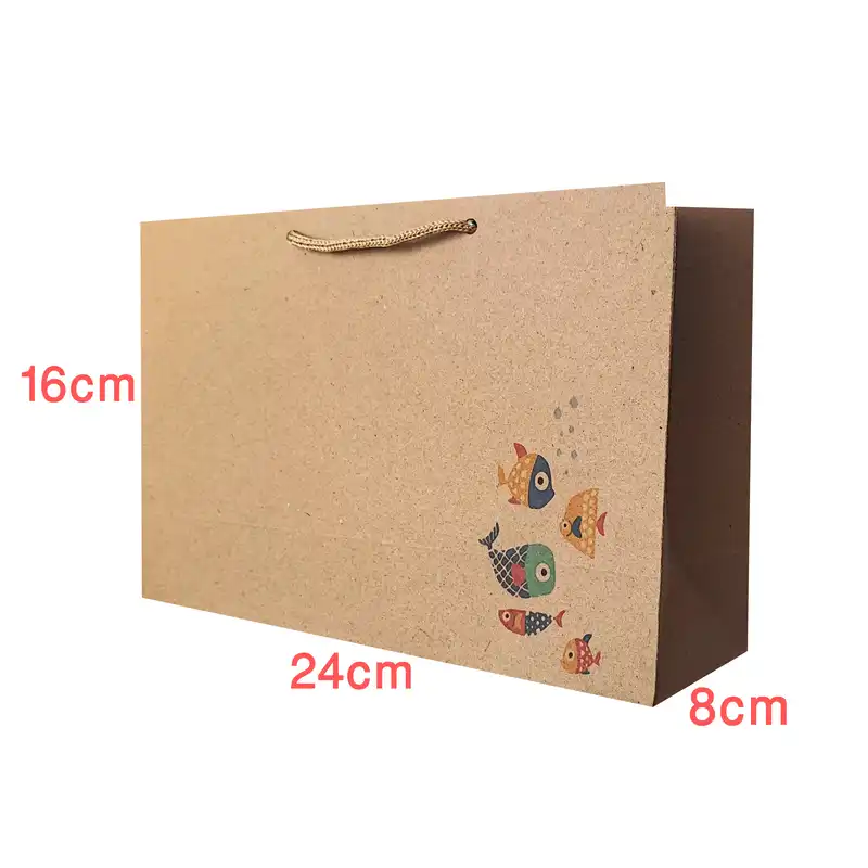 ساک هدیه مدل ماهی قرمز سال نو مجموعه 10 عددی