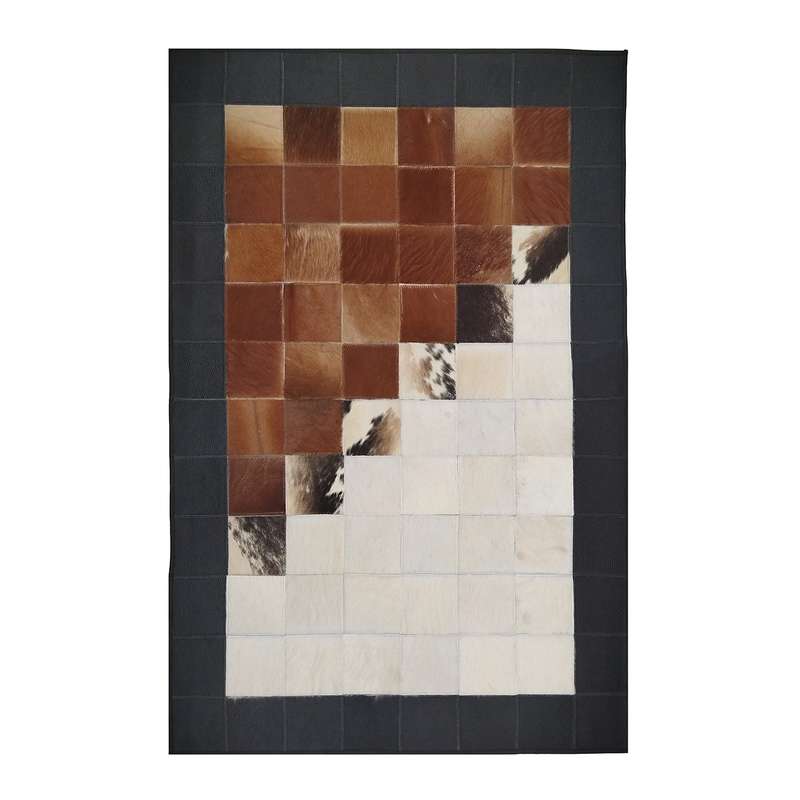 کلاژ فرش پوست و چرم کمالی مدل AD-0567