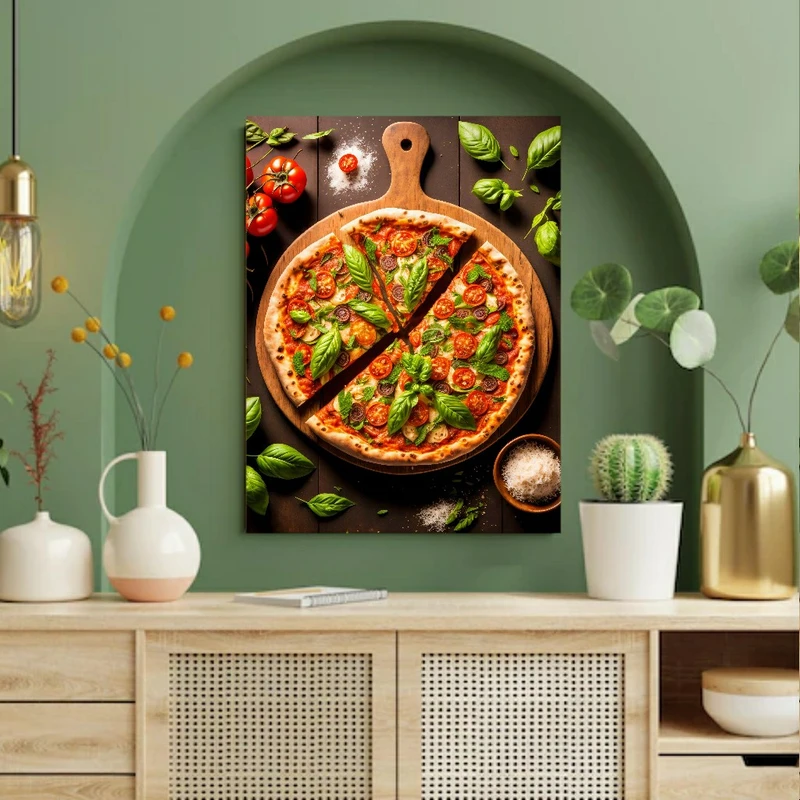 پوستر طرح پیتزا مدل HM1739