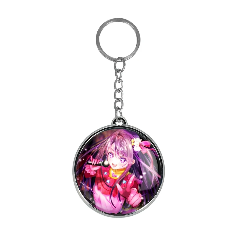 جاکلیدی خندالو طرح هوشینو انیمه اوشی نو کو ستاره من Oshi No Ko مدل دوطرفه کد 2747627477