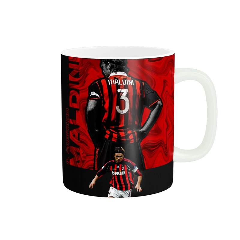 ماگ مدل فوتبالی طرح مالیدینی Maldini کد 287