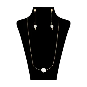 نیم ست طلا 18 عیار زنانه مایا ماهک مدل MS0454