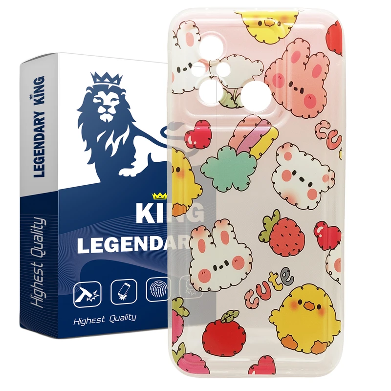کاور لجندری کینگ طرح CUTEGOGO مناسب برای گوشی موبایل شیائومی Redmi 12C / Poco C55
