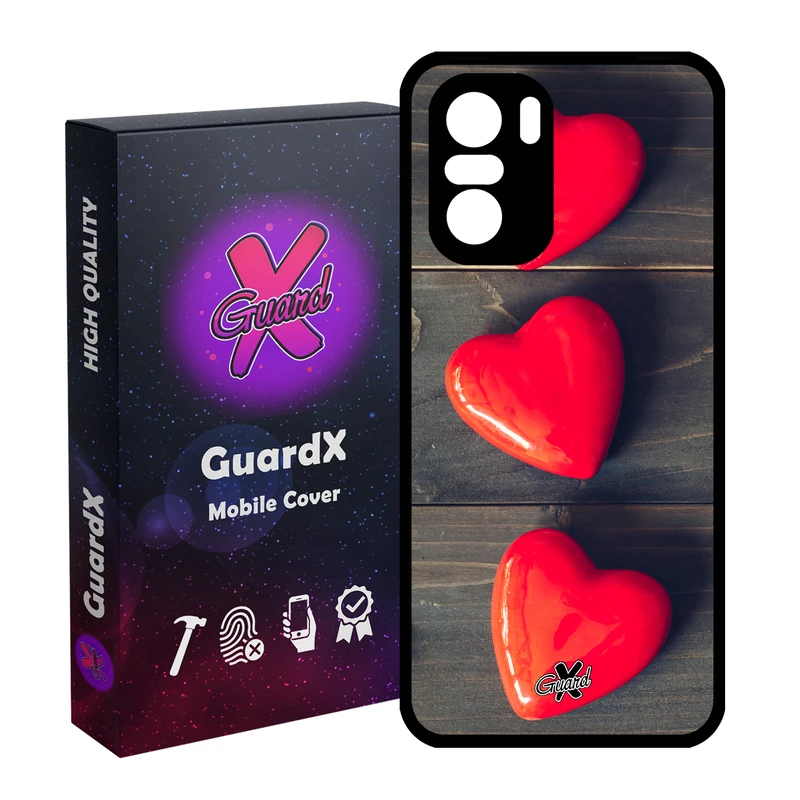 کاور گارد ایکس طرح Love مدل Glass10181 مناسب برای گوشی موبایل شیائومی Poco F3/MI 11X/MI 11X Pro/Redmi K40/K40 Pro