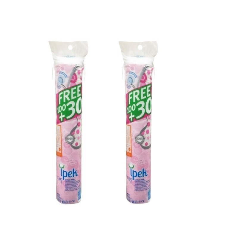 پد پاک کننده آرایش ایپک مدل cotton بسته 130 عددی پد پاک کننده آرایش ایپک مدل cotton بسته 130 عددی