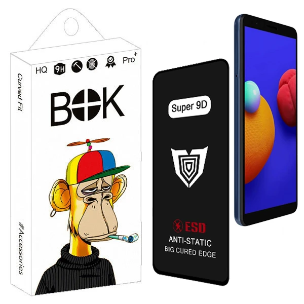 محافظ صفحه نمایش بوک مدل Super 9D Touch مناسب برای گوشی موبایل سامسونگ Galaxy a01 core