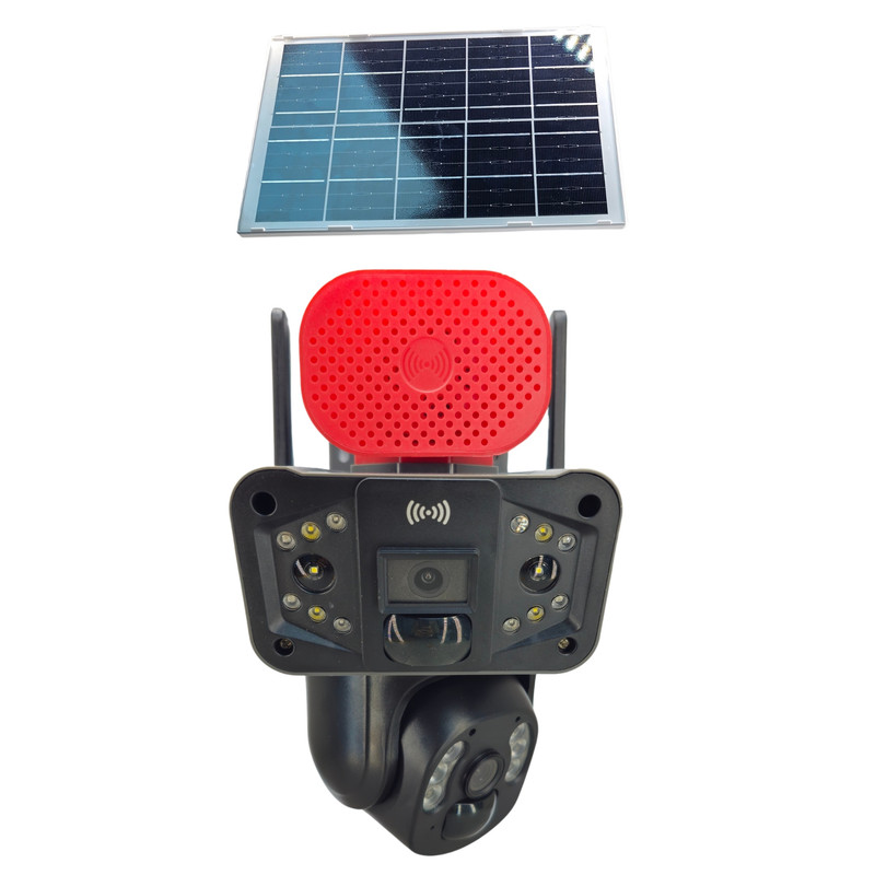 دوربین مداربسته تحت شبکه مدل چرخشی 3تصویر خورشیدی سیمکارتی