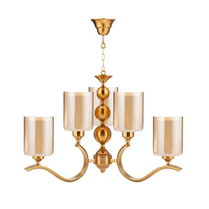 لوستر 6 شعله زیمادر مدل لیانا کد ZD-01