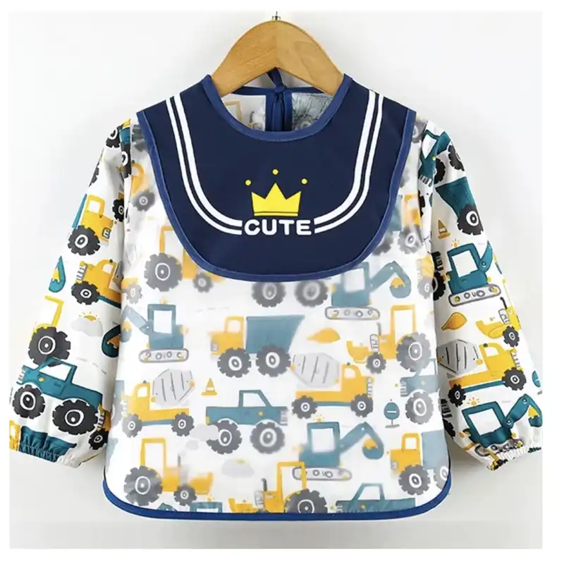 پیش بند نوزادی مدل ملوانی ماشین