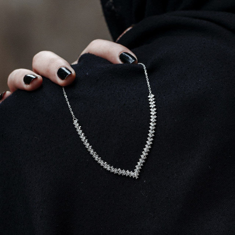 نیم ست نقره زنانه مدل RZZDEH-021 نیم ست نقره زنانه مدل RZZDEH-021