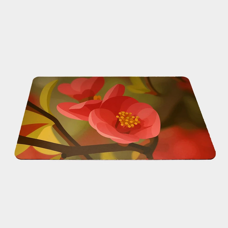 ماوس پد طرح گل سایز 24x37 سانتی متر