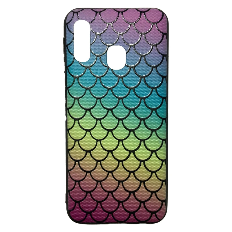 کاور طرح رنگی کد 01 مناسب برای گوشی موبایل سامسونگ Galaxy A20E