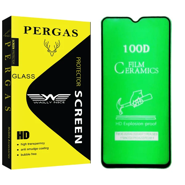 محافظ صفحه نمایش سرامیکی وایلی نایس مدل Pergas Glass مناسب برای گوشی موبایل سامسونگ Galaxy A20s