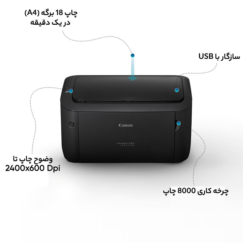 پرینتر لیزری کانن مدل i-Sensys LBP6030B