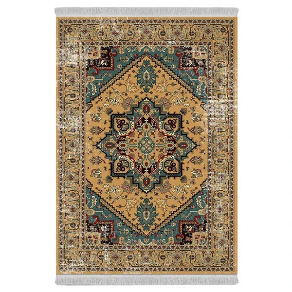 فرش پارچه‌ای دفه مدل فرشینه هازان مخمل کد 193