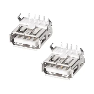 كانكتور مادگی USB-A مدل 4Pin-90Deg.Cur بسته دو عددی