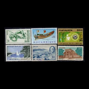 تمبر یادگاری مدل خارجی مجموعه 6 عددی 