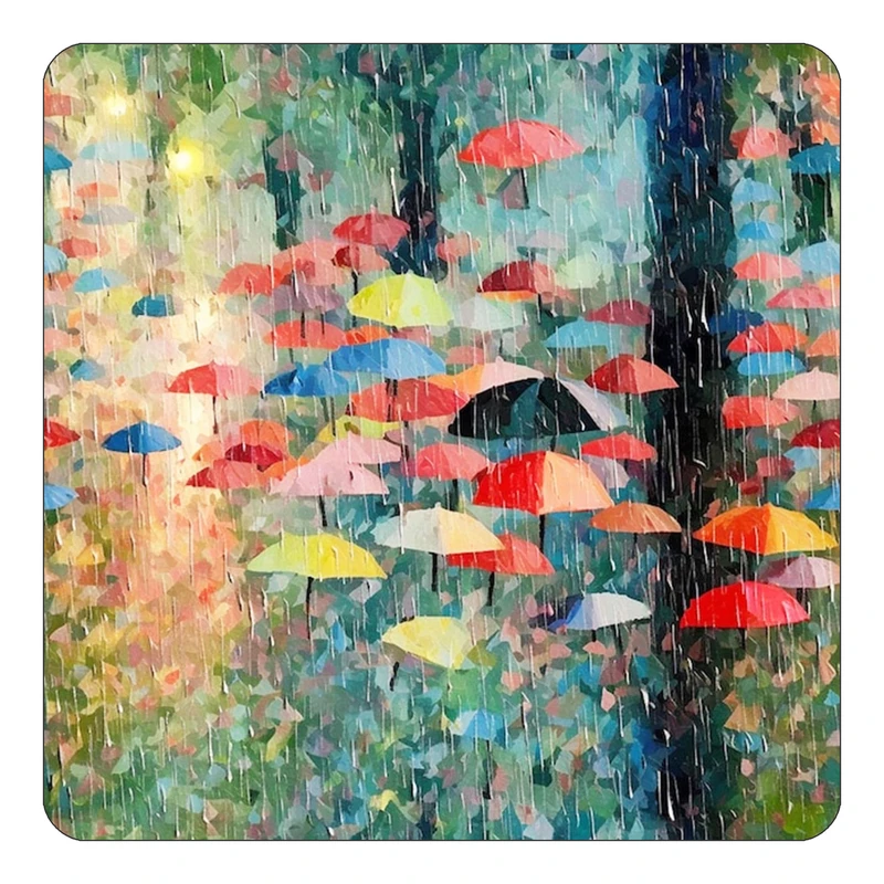 مگنت کاکتی طرح نقاشی رنگ روغن مدل mp73317