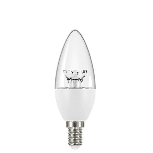 لامپ ال ای دی 8 وات افق مدل Clear Candle پایه E14 بسته 5 عددی