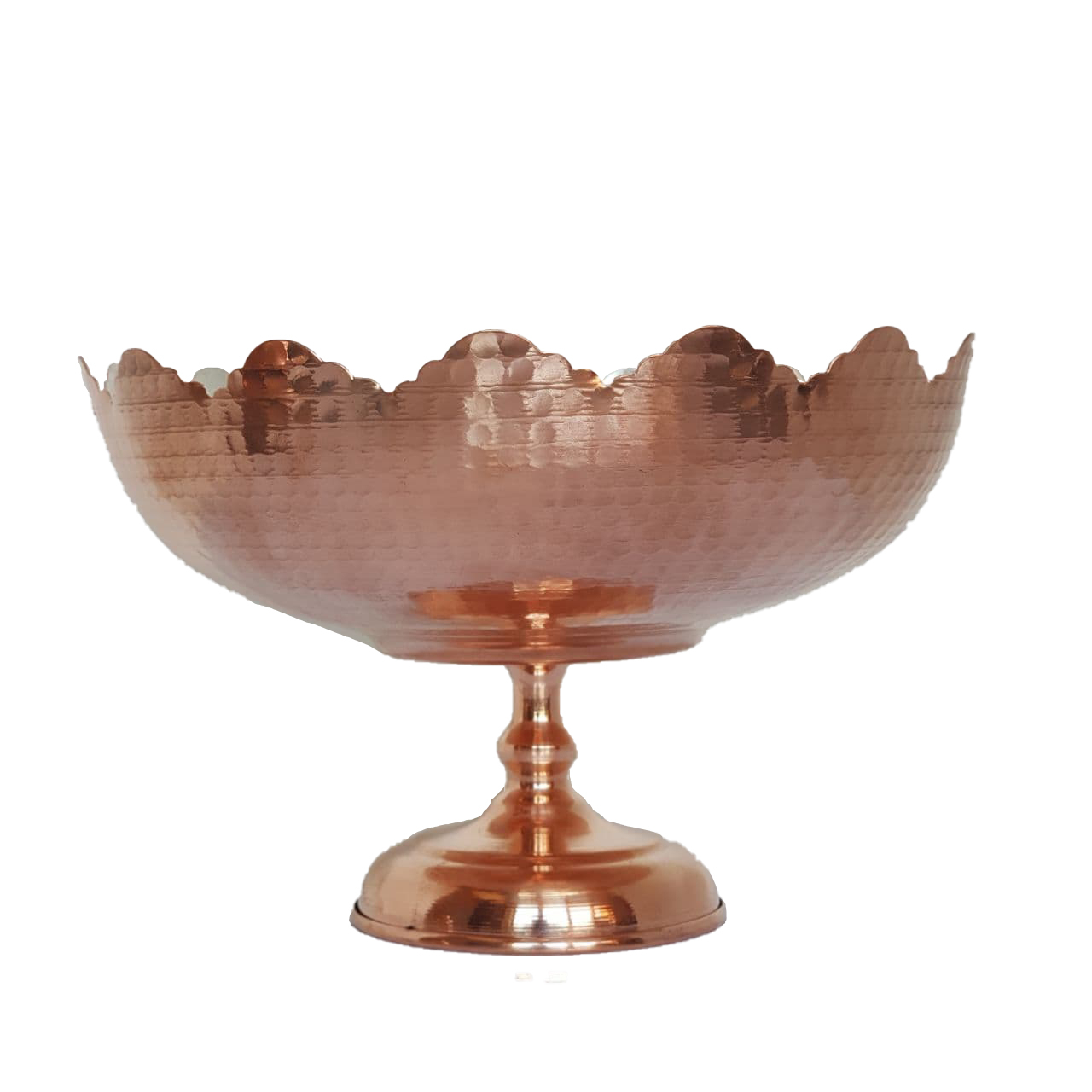 میوه خوری مسی طرح تاج کد 1