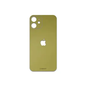 MAHOOT Matte-Gold Cover Sticker for Apple iPhone 12 mini