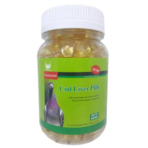 قرص مکمل خوراکی پرندگان ایونادر مدل روغن کبد ماهی کد 122 مجموعه 300 عددی
