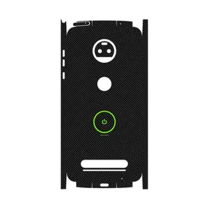 MAHOOT Minimal Power Button-FullSkin Cover Sticker for Motorola Moto Z2 Force