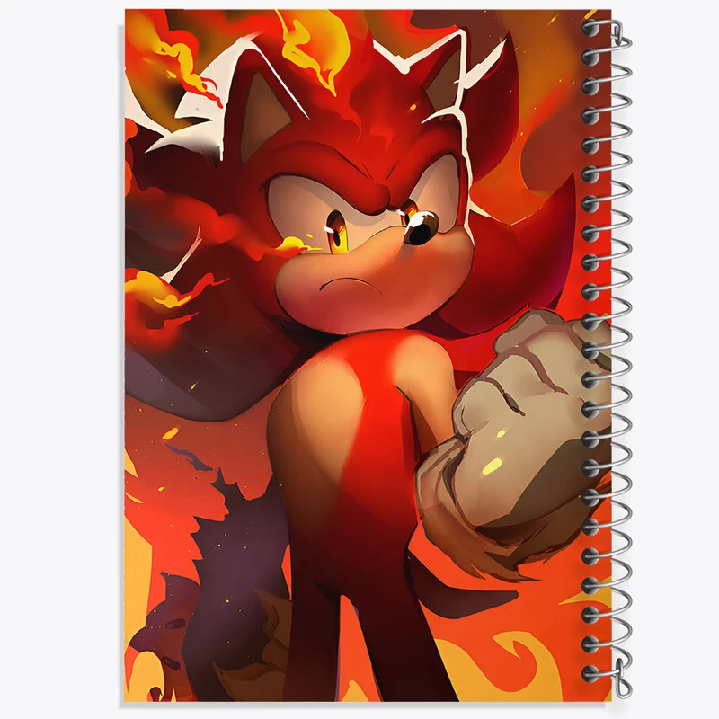 دفتر مشق 100 برگ خندالو طرح سونیک (Sonic) کد N4281