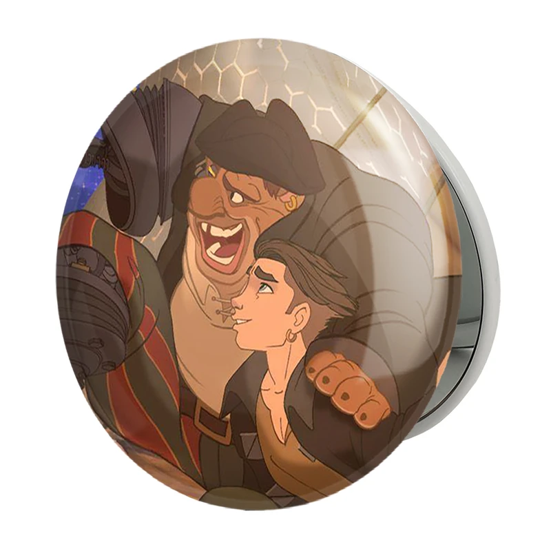 آینه جیبی خندالو طرح انیمیشن سیاره گنج Treasure Planet مدل تاشو کد 13761 