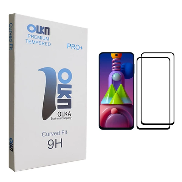 محافظ صفحه نمایش الکا مدل +PRO مناسب برای گوشی موبایل سامسونگ Galaxy M51 بسته دو عددی