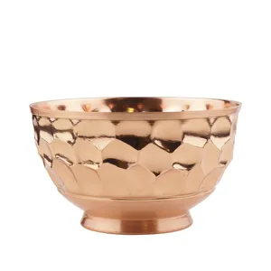 کاسه مسی مدل پایه دار طرح مدرن کد 895