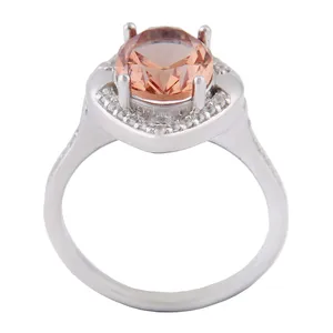 انگشتر نقره زنانه بازرگانی میلادی مدل الکساندریت برش جواهری ابکاری رادیوم کد AWR_1282