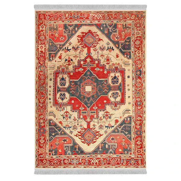 فرش پارچه‌ای دفه مدل فرشینه طرح مدرن کد 560