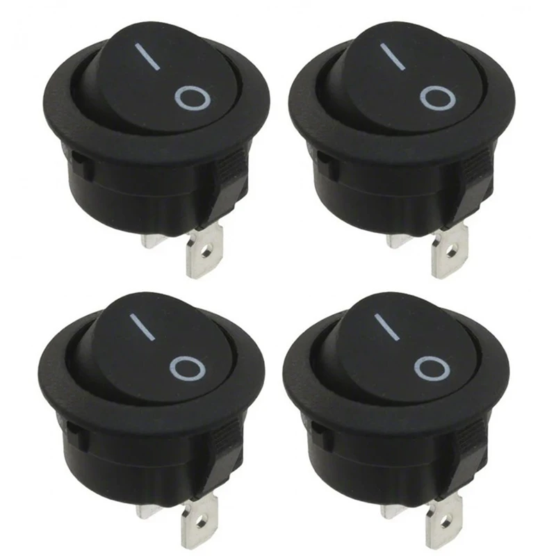 کلید تک پل بیلگین مدل راکر گرد دو حالته بسته 4 عددی