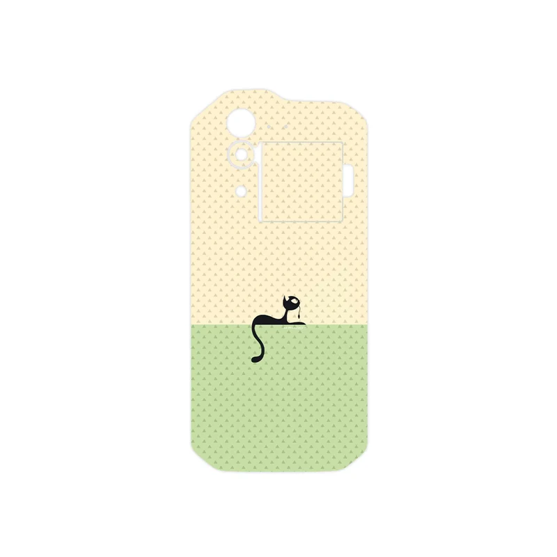 برچسب پوششی ماهوت مدل Minimal Internet Cat Icon مناسب برای گوشی موبایل کاترپیلار S60