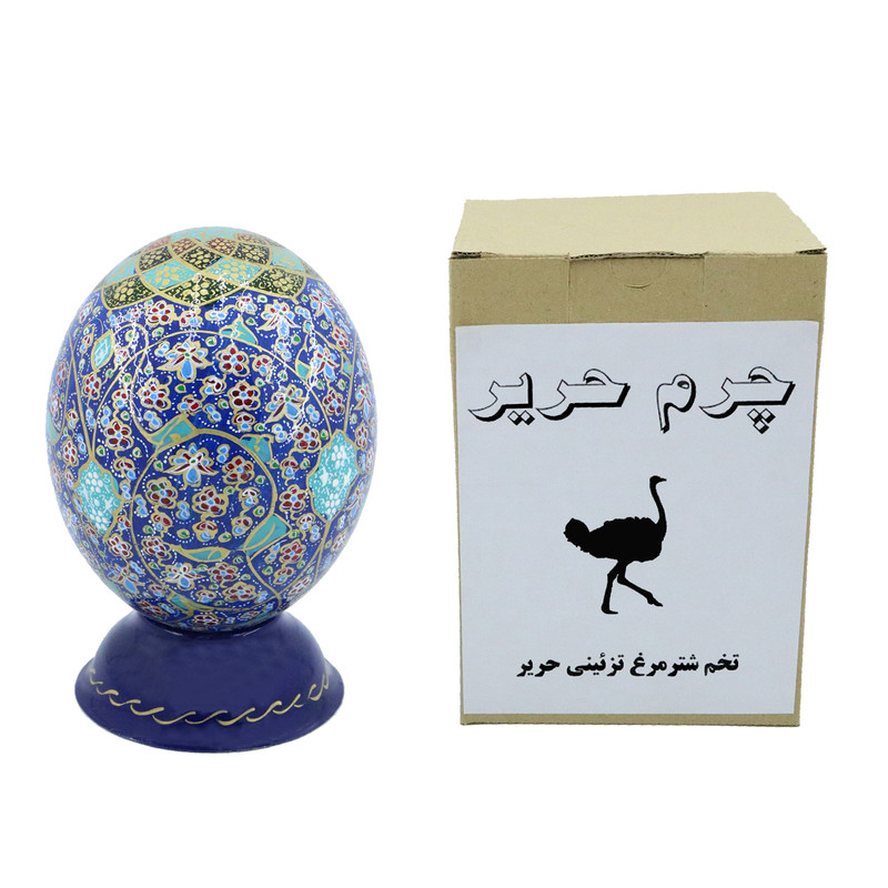تخم مرغ تزیینی چرم حریر مدل S010 تخم مرغ تزیینی چرم حریر مدل S010