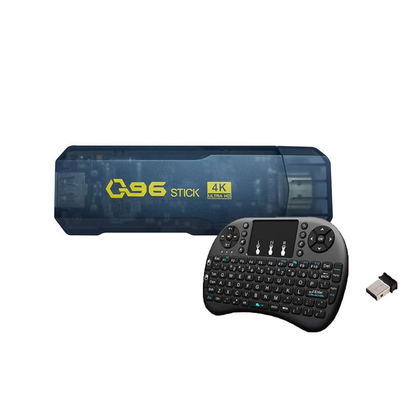 اندروید باکس مدل Q96 Stick به همراه کیبورد هوشمند اندروید باکس مدل Q96 Stick به همراه کیبورد هوشمند