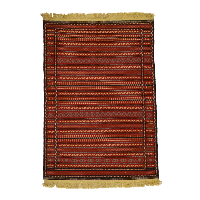 گلیم دستبافت یک و نیم متری مدل کلات کد 4041003