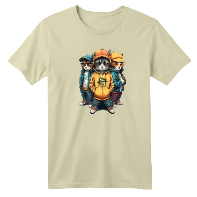 تی شرت آستین کوتاه بچگانه مدل گربه کد ۱۳