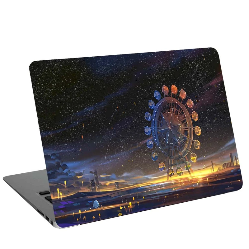 استیکر لپ تاپ مدل ferris wheel minimal G-1812 مناسب برای لپ تاپ 15.6 اینچ