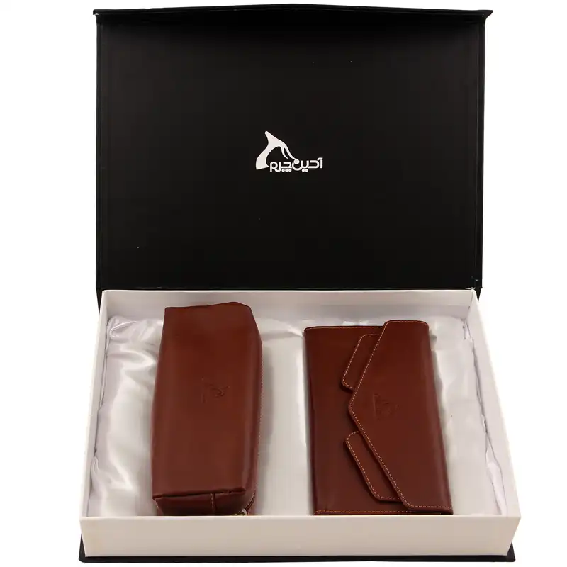 ست هدیه زنانه چرم بارز مدل DS46.nw