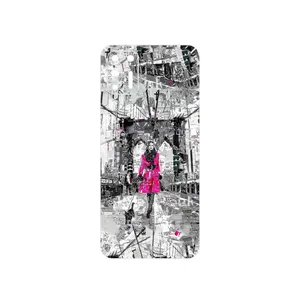 MAHOOT Collage of Catwalk Bridge Cover Sticker for Motorola Moto G9 Plus