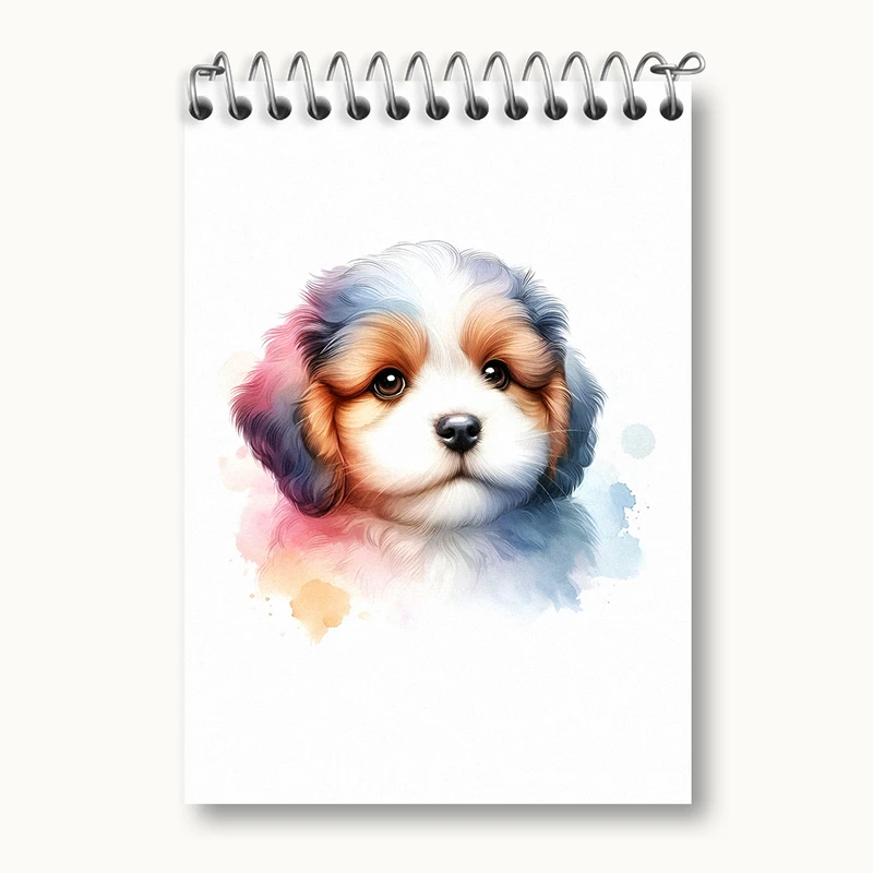 دفتر یادداشت 50 برگ خندالو طرح سگ بامزه کد N5566