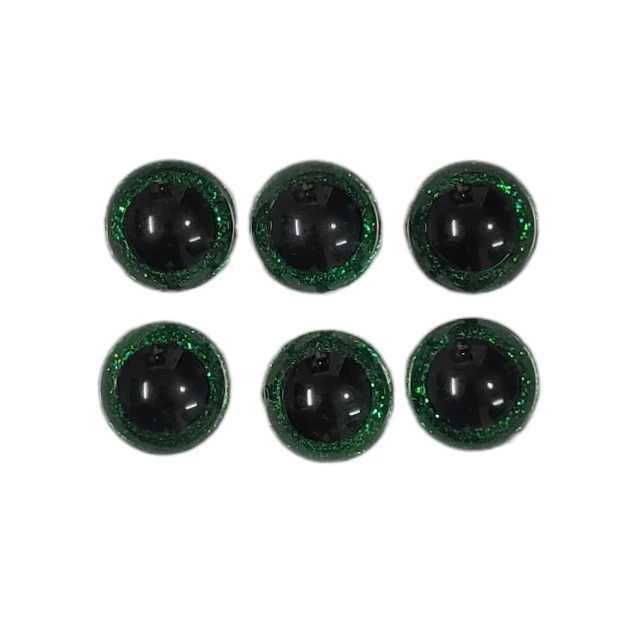 ملزومات عروسک سازی مدل چشم اکلیلی واشر دار کد Saz1706 بسته 6 عددی 