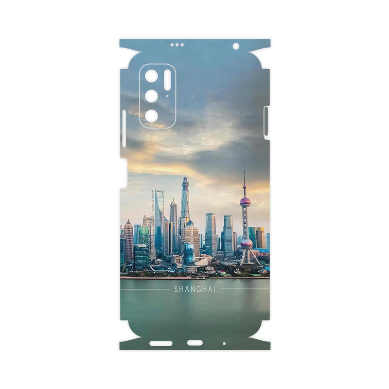 برچسب پوششی ماهوت مدل Shanghai_City-FullSkin مناسب برای گوشی موبایل شیائومی Redmi Note 11SE