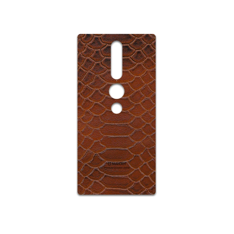 برچسب پوششی ماهوت مدل Brown-Snake-Leather مناسب برای گوشی موبایل لنوو Phab2 Pro