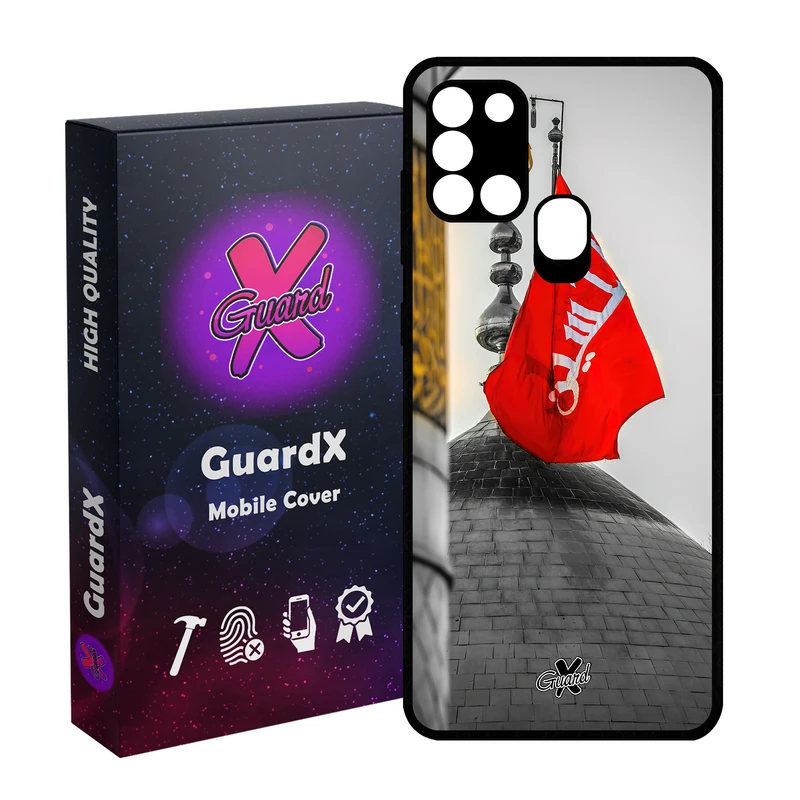 کاور گارد ایکس طرح محرم 2 مدل Glass10457 مناسب برای گوشی موبایل سامسونگ Galaxy A21s